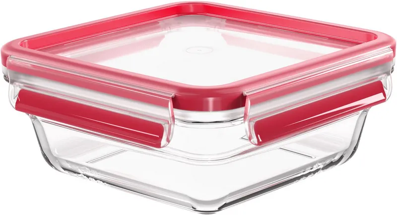 EMSA EMSA Frischhaltedose "Clip und Close" aus Glas, quadratisch, 0,8 l – Produktbild 3 von 6