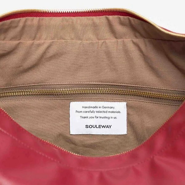 Souleway Souleway Half Moon Bag, Cherry red, – Produktbild 3 von 4