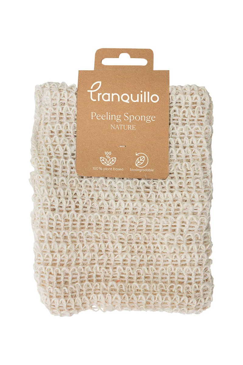 Tranquillo Peelingschwamm NATURE - white – Produktbild 1 von 2
