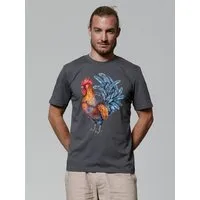 watapparel watapparel T-Shirt Unisex Grimmiger Gockel – Produktbild 1 von 1