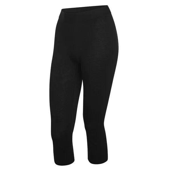 Kaipara - Merino Sportswear Kaipara - Merino Sportswear Merino 3/4 Leggings 200 Damen, Schwarz, – Produktbild 2 von 2