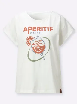 Witt Shirt ecru-papaya-bedruckt – Produktbild 1 von 1