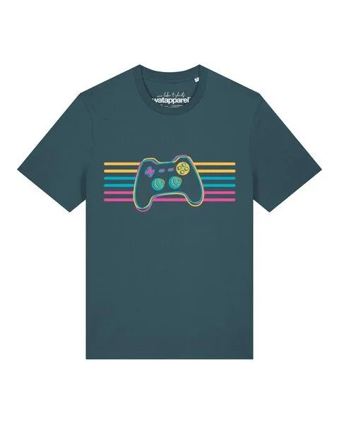 watapparel watapparel T-Shirt Unisex Retro Joystick, Stargazer, – Produktbild 1 von 2