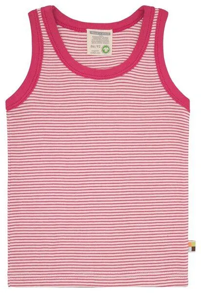 loud + proud loud + proud Babys & Kinder Doppelpack Unterhemden aus Feinripp, GOTS-zertifiziert, Pink, – Produktbild 2 von 4