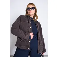 JAN N JUNE JAN 'N JUNE Damen vegan Jacke Relaxed Denim Fina Mud – Produktbild 1 von 1
