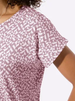 Witt Print-Shirt mauve-ecru – Produktbild 1 von 1