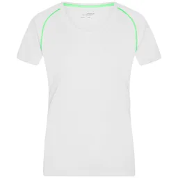 James & Nicholson James & Nicholson Funktions-Shirt Damen JN495 Gr. 2XL white/bright-green – Produktbild 1 von 1