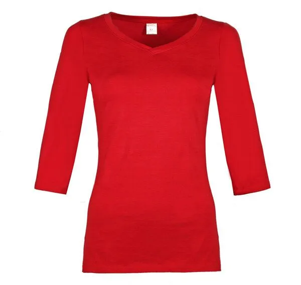 Frija Omina Frija Omina Bio 3/4 Arm-Shirt "Winda", Rot, – Produktbild 1 von 1