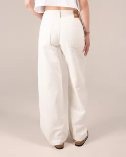 Kuyichi Kuyichi Damen vegan Jeans Lucy Loose Weiß – Produktbild 1 von 1