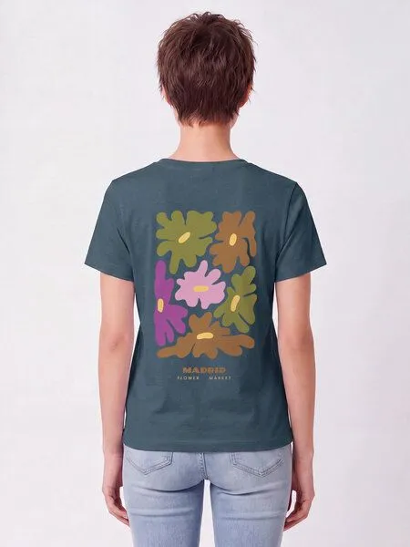 watapparel watapparel T-Shirt Frauen Madrid Flora, Stargazer, – Produktbild 2 von 2