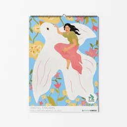 Photocircle Photocircle Pastel Dreams Design Wandkalender 2027 – Feminine Kunst & Pastellfarben – Produktbild 1 von 1