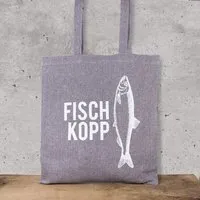 Bow Hummingbird Bow & Hummingbird Baumwoll-Beutel Fischkopp – Produktbild 1 von 1