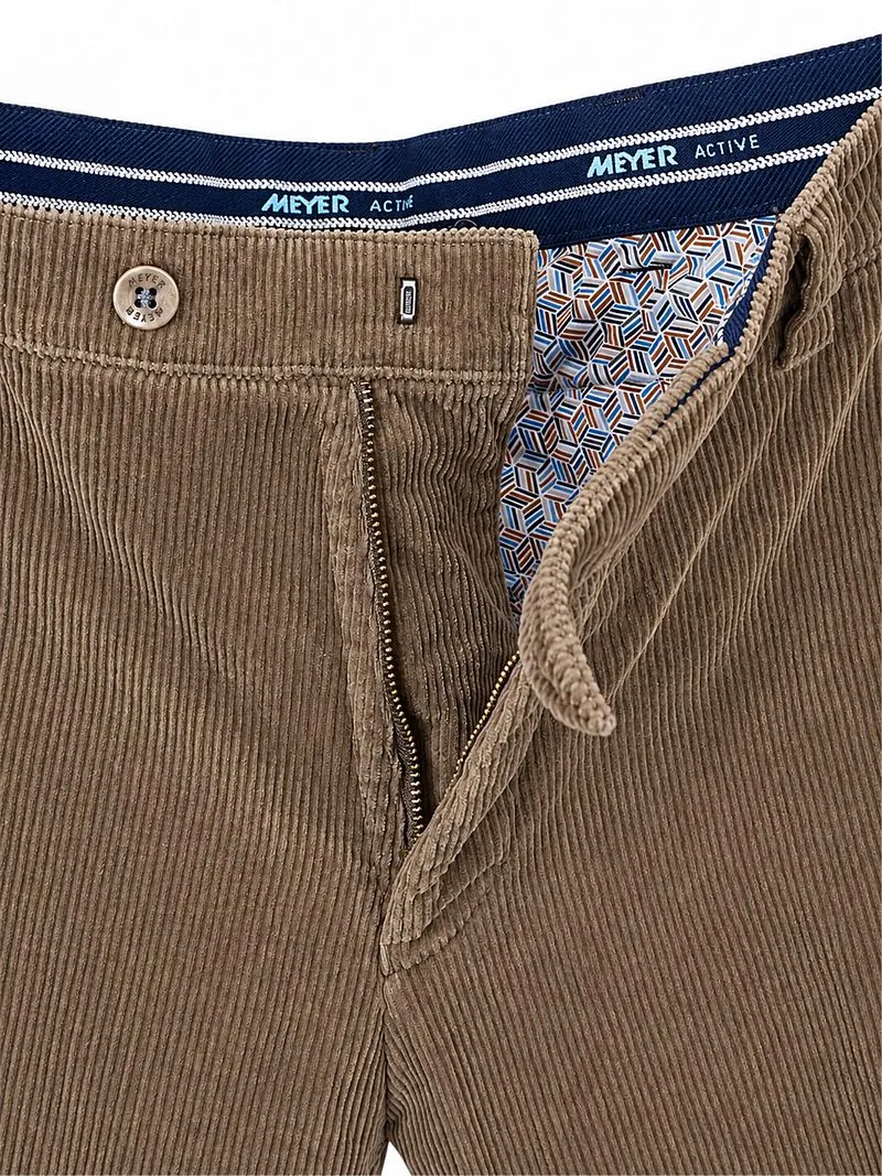 Meyer Meyer Chino Bonn Corduroy Taupe, Taupe, – Produktbild 2 von 3