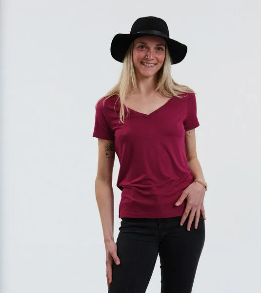 Gary Mash GARY MASH Shirt Kendall aus LENZING ECOVERO Mix, Beere (rosa), – Produktbild 2 von 4