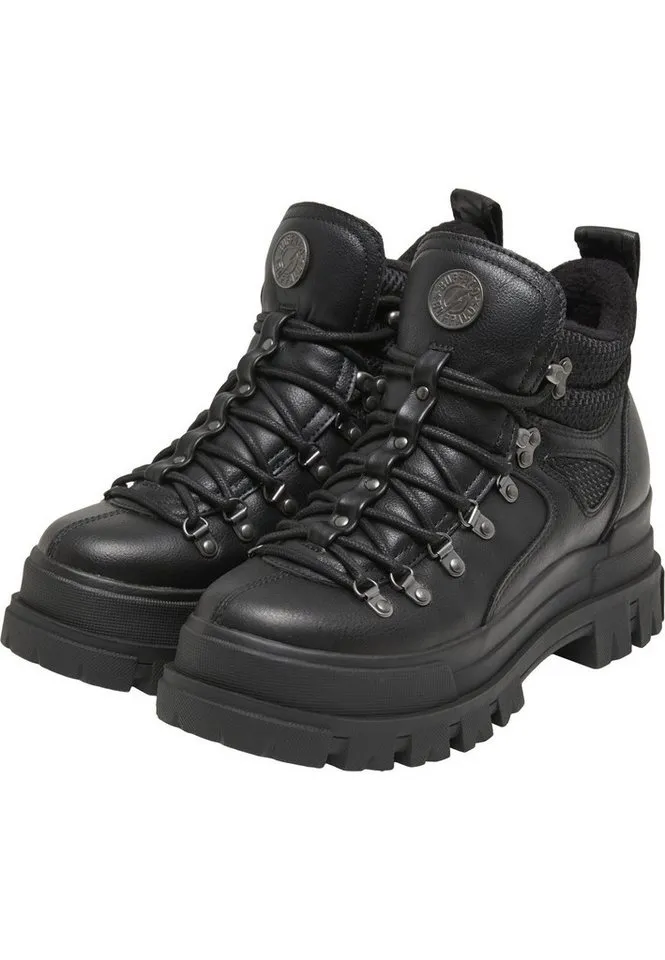 Buffalo Buffalo ASPHA LACE UP HIKE - VEGAN NUBUCK/MESH Stiefel, Schwarz, – Produktbild 1 von 4