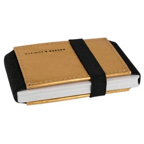 ANDERS & KOMISCH ANDERS & KOMISCH Kleines Portemonnaie mit Münzfach - A&K MINI CLASSIC, Gold, – Produktbild 6 von 6