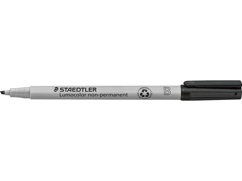 Staedtler Staedtler Universalstift 'Lumocolor 312' breit schwarz wasserlöslich – Produktbild 2 von 2