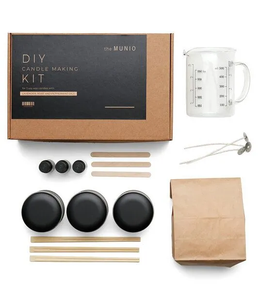 Munio Candela Munio Candela DIY Kit zur Herstellung von 3 Duftkerzen – Produktbild 1 von 4
