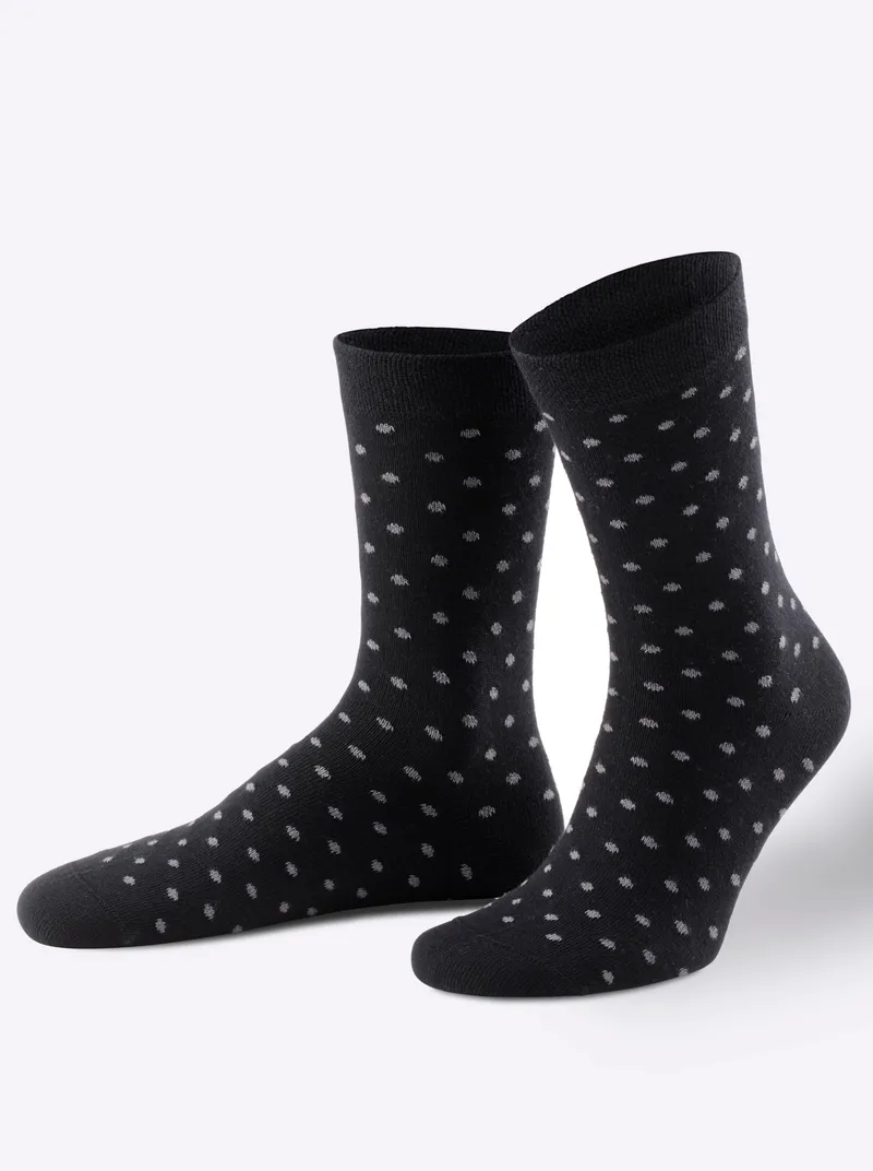 wäschepur Damen-Socken schwarz, Schwarz, – Produktbild 1 von 3