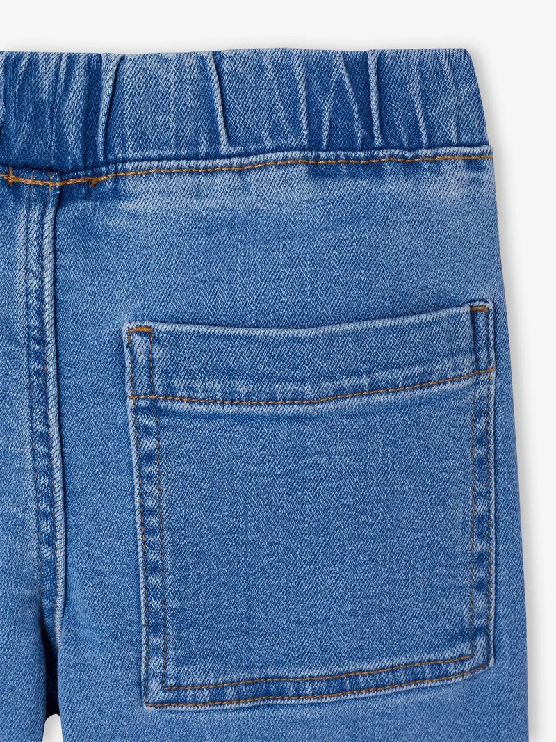 Vertbaudet Weite Mädchen Jeggings BASIC mittel, Mittelblau, – Produktbild 3 von 3