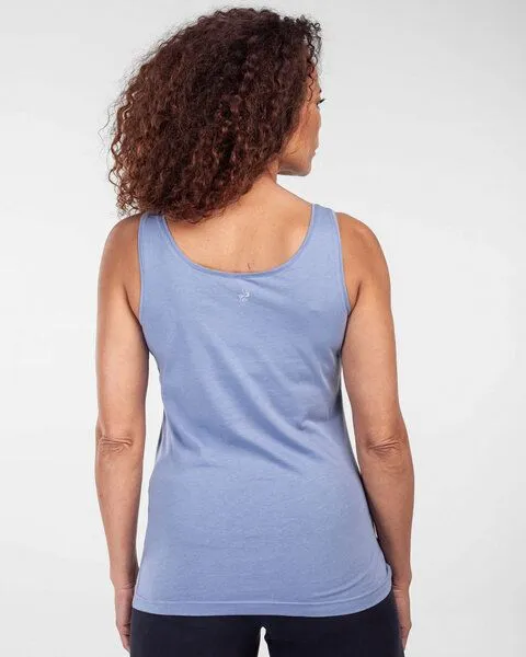 Alma & Lovis Alma & Lovis Top aus Bio-Baumwolle | Basic Top, Mittelblau, – Produktbild 2 von 3