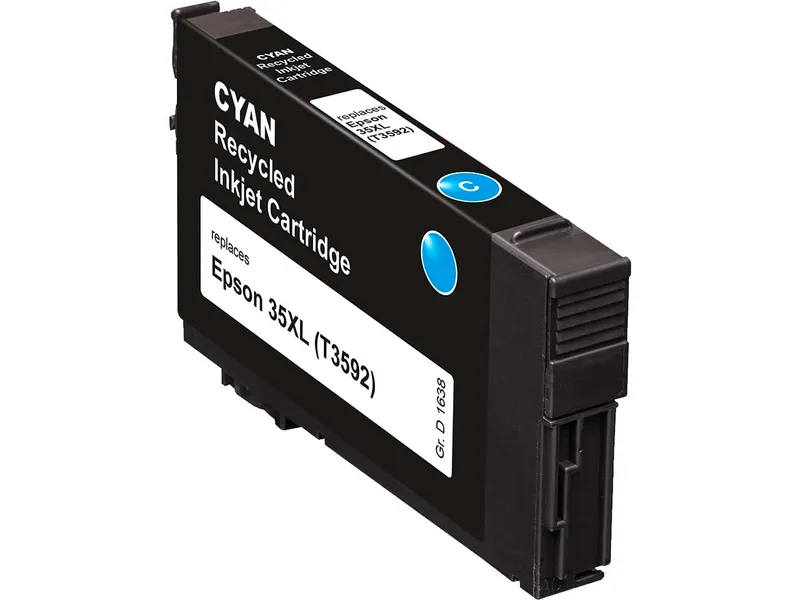 Memo memo Tintenpatrone ersetzt Epson 35XL cyan – Produktbild 1 von 1