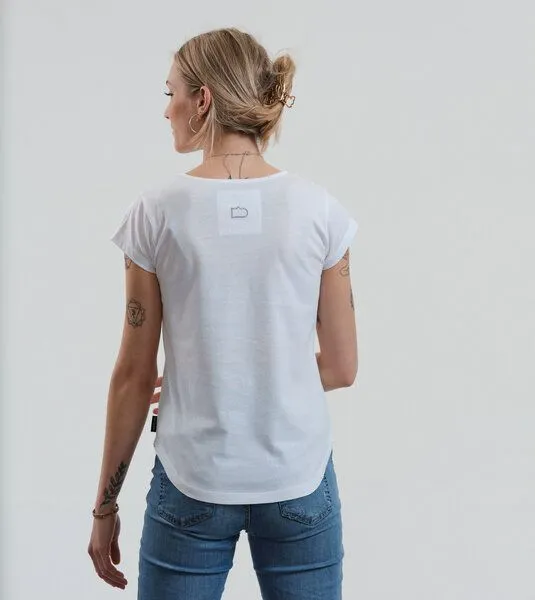 Gary Mash GARY MASH Shirt Asheville Let's go outdoor aus Biobaumwolle, Weiß, – Produktbild 4 von 4