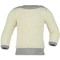 Engel natur Langarm Shirt mit Pünktchen | Wolle Seide GOTS | Engel Natur – Produktbild 1 von 1
