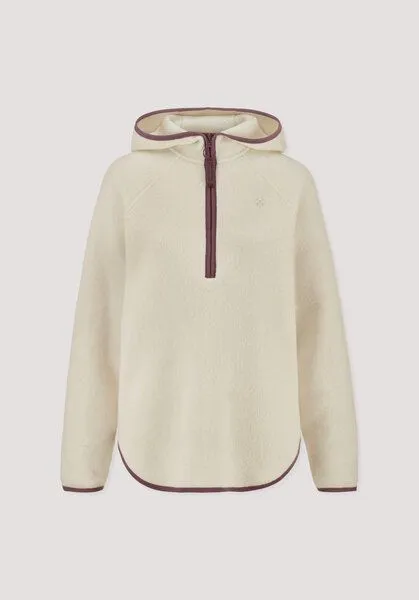 hessnatur hessnatur Fleece Hoodie Relaxed ACTIVE LIGHT aus reiner Bio-Baumwolle, Natur, – Produktbild 4 von 4