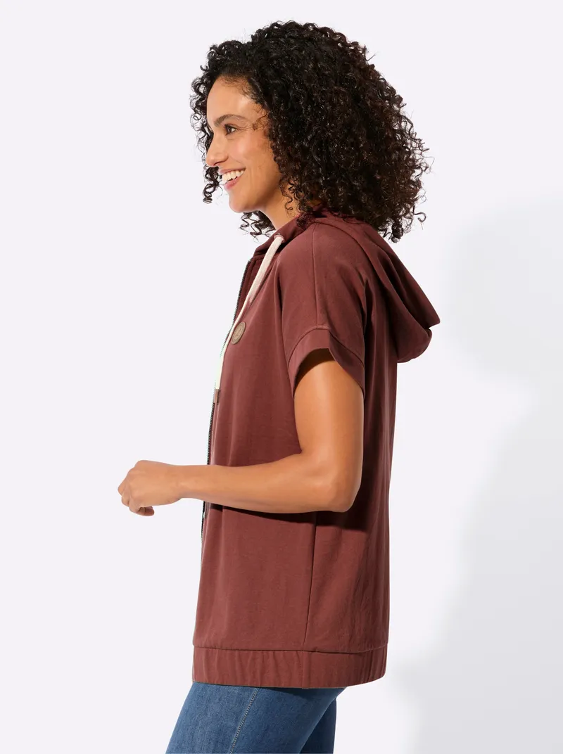 Witt Sweatjacke, Rotbraun, – Produktbild 2 von 2