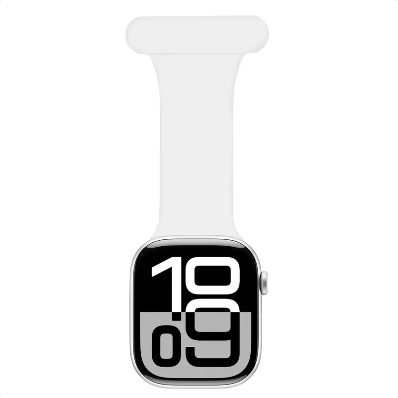 imoshion imoshion Pflegekräfte Silikonarmband für Apple Watch | 44/45/46/49 mm, Weiß, – Produktbild 1 von 1