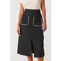 SKFK SKFK Damen vegan Rock Eza Schwarz – Produktbild 1 von 1