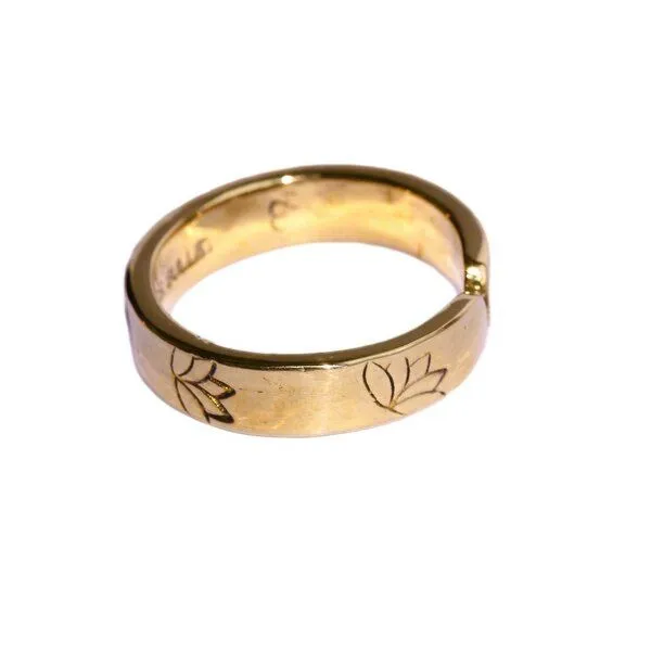 Schönes aus Indochina Schönes aus Indochina Upcycling Ring Messing – Produktbild 6 von 7