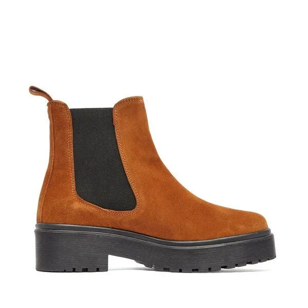 M.Moustache M.Moustache Leder Boot Flora, Suéde ambre, – Produktbild 2 von 8