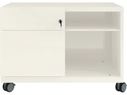 Bisley Bisley Rollcontainer "Caddy Note™" Schubladen und Ziehgriff links, verkehrsweiß – Produktbild 1 von 1
