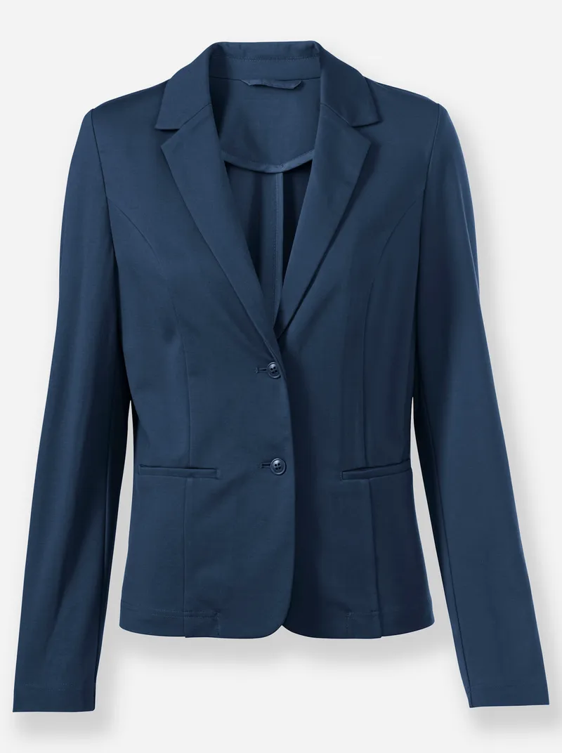 Witt Jerseyblazer, Dunkelblau, – Produktbild 2 von 2