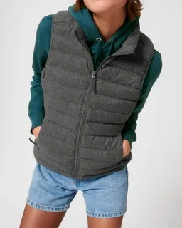 YTWOO YTWOO Damen Weste im Woll-Look | komplett recycelt | Steppweste – Produktbild 1 von 1