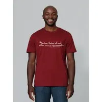 watapparel watapparel T-Shirt Unisex Socken habe ich mir schon immer gewünscht, Burgundy, – Produktbild 1 von 1