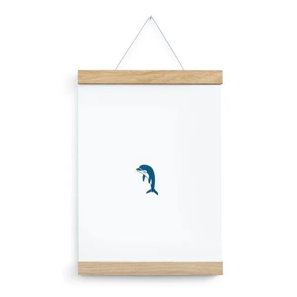 Side by Side Posterleiste A4 Eichenholz, 21 cm (side by side) – Produktbild 3 von 4