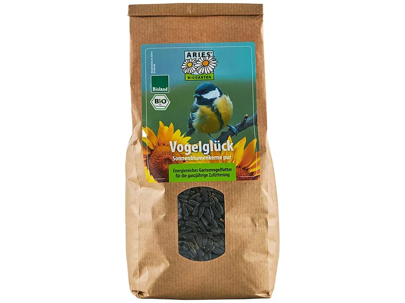 Aries ARIES Bio-Vogelfutter "Vogelglück" Sonnenblumenkerne pur, 500 g – Produktbild 1 von 1