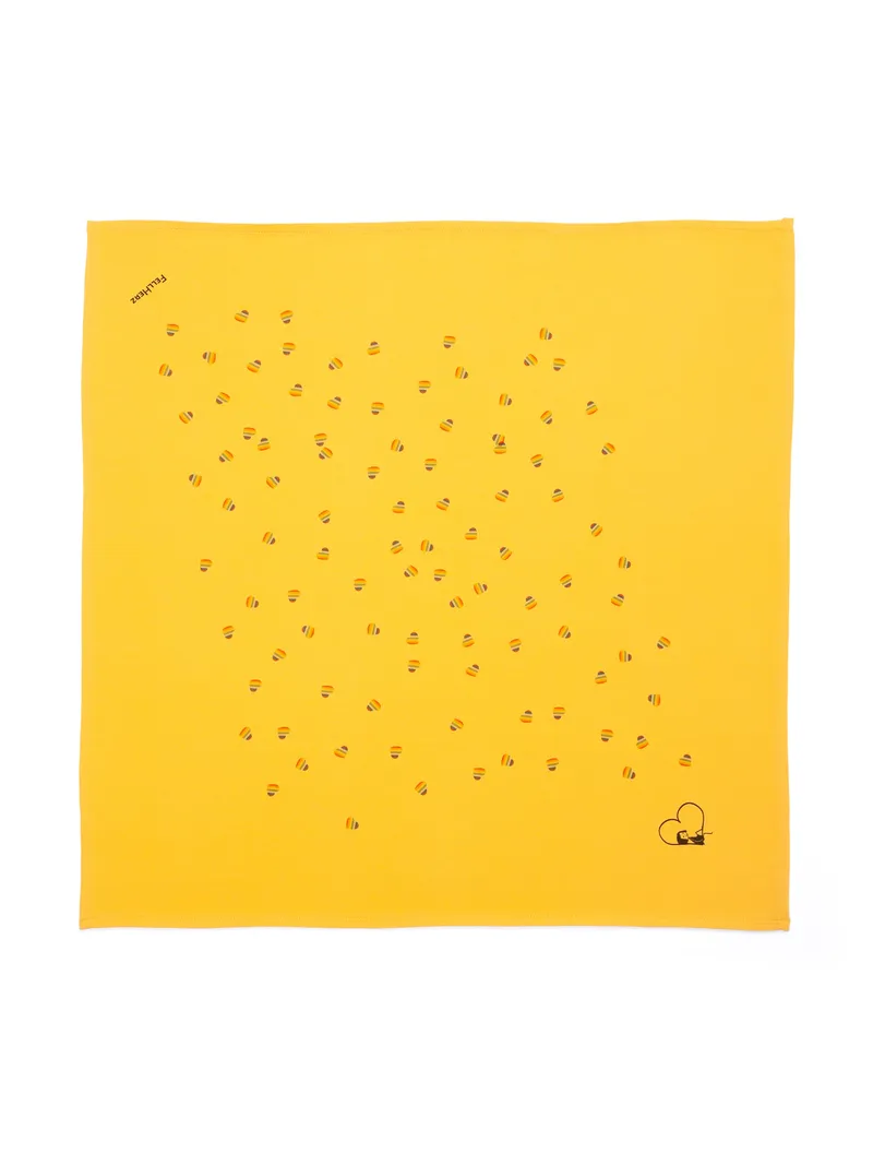 FellHerz Rainbow Heart Furoshiki sunshine – Produktbild 1 von 1