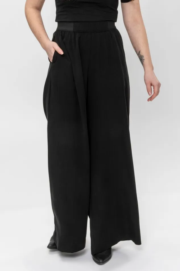 Lovjoi LOVJOI Damen vegan Culotte Sandrose Schwarz, Schwarz, – Produktbild 2 von 2