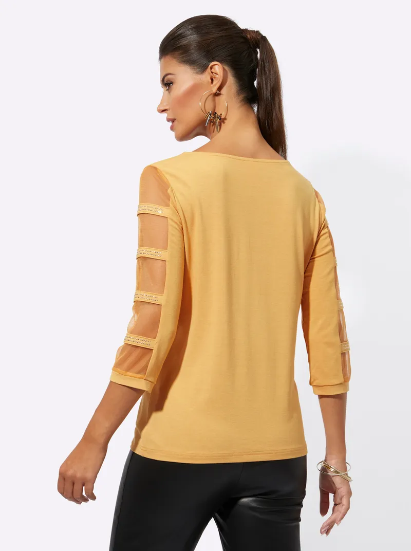 Witt 3/4-Arm-Shirt ocker, Ocker, – Produktbild 2 von 2