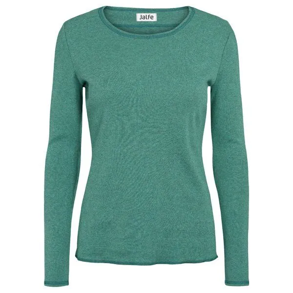 Jalfe Langarmshirt geringelt von Jalfe, Jade-sea (hellblau), – Produktbild 1 von 1