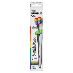 The Humble The Humble Co. Zahnbürsten 2er-Pack für Erwachsene Sensitive - Proud – Produktbild 1 von 1