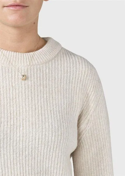 Klitmøller Collective Klitmøller Collective Merino-Pullover Modell: Gerda, Pastel sand (beige), – Produktbild 4 von 4