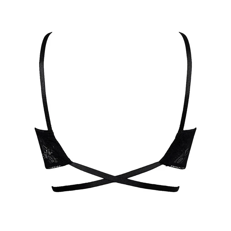 Anekdot Anekdot Damen vegan Bralette Darling Überkreuzter Niedriger Rücken, Schwarz, – Produktbild 1 von 2