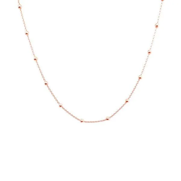 MOANINA MOANINA Kette Choker Bella - 925 Silber/18k Gold Vermeil, Rose, – Produktbild 1 von 4