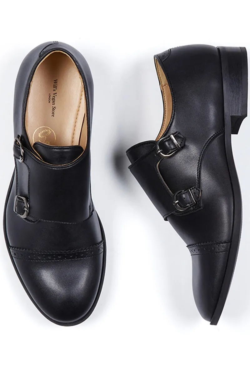 Will's Vegan Store Will's Vegan Store Herren vegan Mönchsstadt Schwarz, Schwarz, – Produktbild 1 von 2