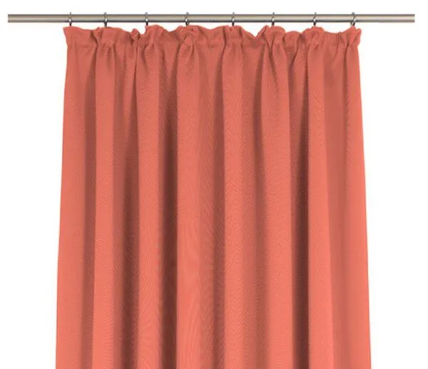 Nature by Adam Nature by Adam Vorhang aus 100% Bio-Baumwolle - Made in Germany - Uni Collection light, Orange, – Produktbild 1 von 7